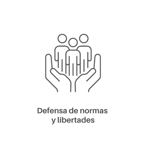 Defensa de normas y libertades